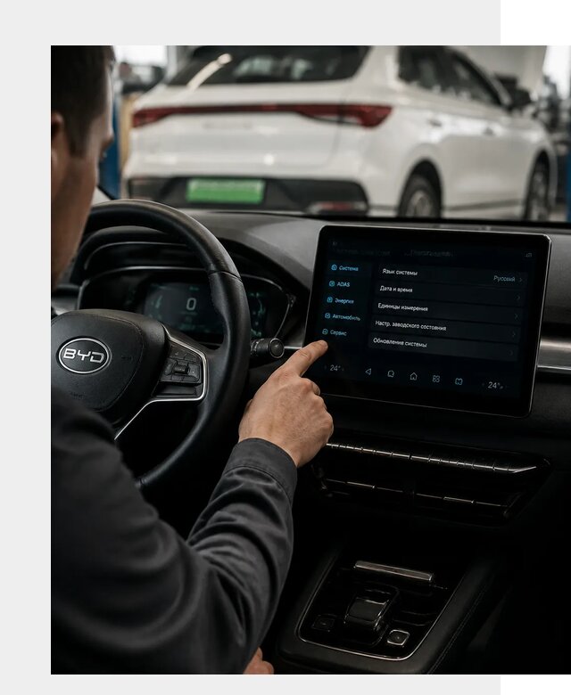 Русификация BYD E2 в Чусовой от 15568 р. | ФастМобиль-Чсв под ключ