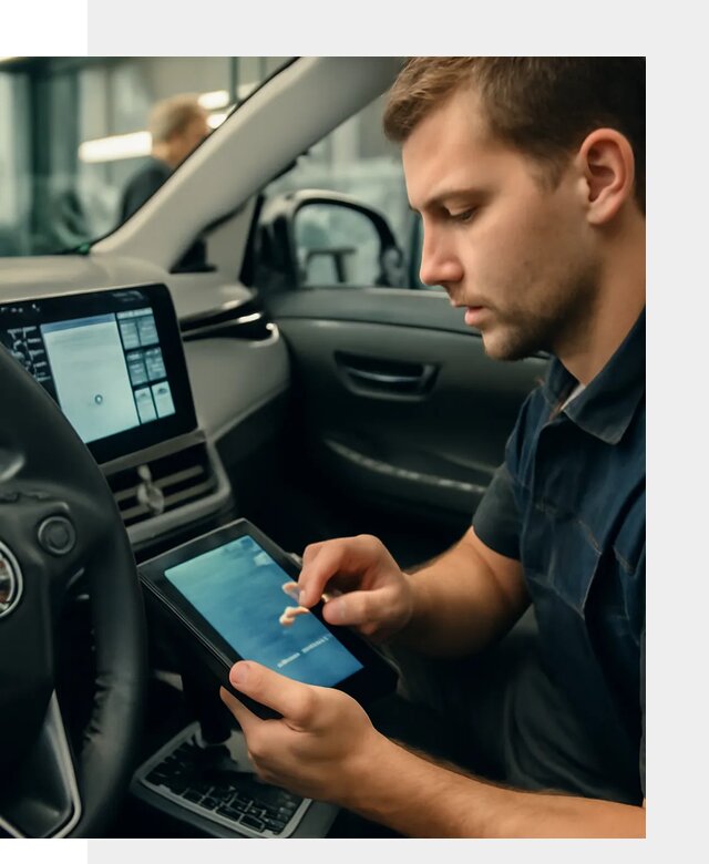 Установка приложений Toyota на мультимедиа в Чусовой